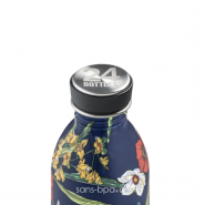Gourde inox 500 ml URBAN - DENIM BOUQUET