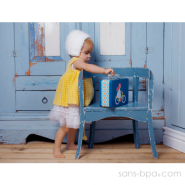 Valisette métal HIBOU PRUNE