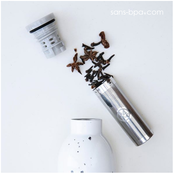 Bouteille à infusion inox isotherme 500ml CLIMA - DARJEELING