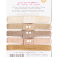 5 élastiques à cheveux BIO zéro plastique - Acidulés