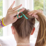 5 élastiques à cheveux BIO zéro plastique - Acidulés