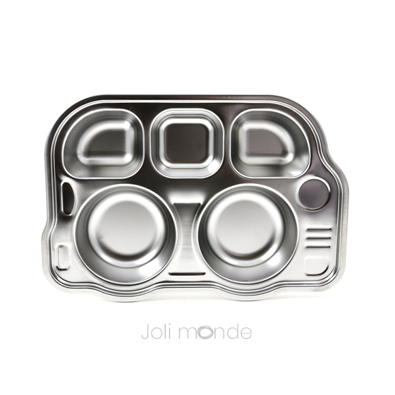 P'tit Bus - Plateau repas 5 compartiments Kids