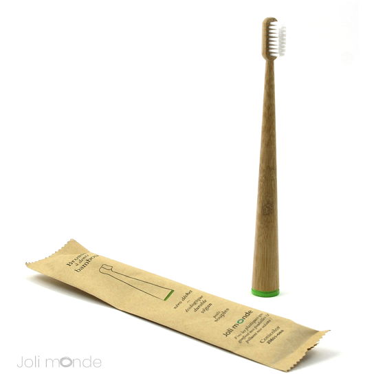 Brosse à dents bambou - CONICOLOR - Green
