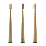 Brosse à dents bambou - CONICOLOR - Kaki