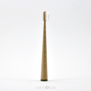 Brosse à dents bambou - CONICOLOR - Kaki