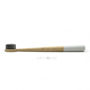 Brosse à dents bambou - RONDOCOLOR - Gris Crème