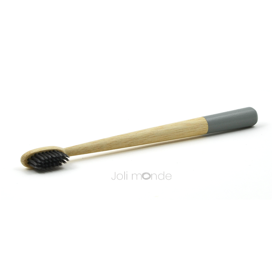 Brosse à dents bambou - RONDOCOLOR - Gris Gris