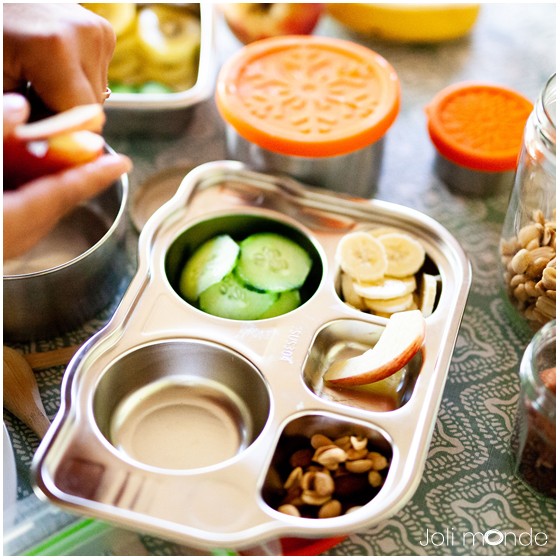 P'tit Bus - Plateau repas 5 compartiments Kids