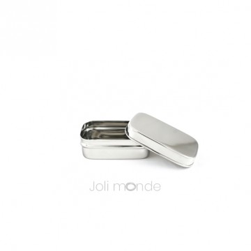 Boite 100% inox La Rectangle MINI - JOLI MONDE