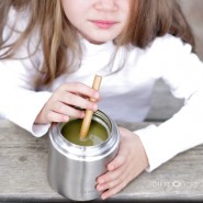 1 paille courte bambou Kids