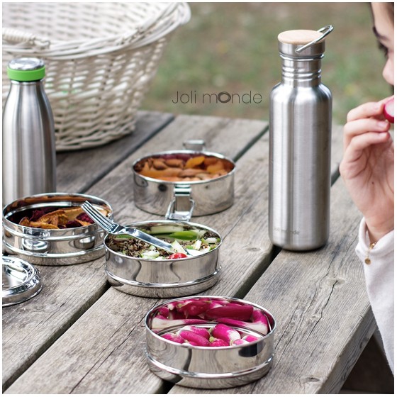 In Steel, couverts 2-en-1 inox