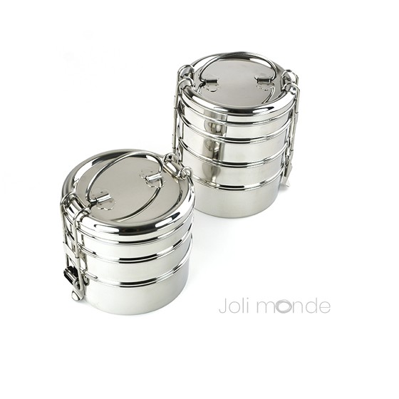 Tiffin rond 3 étages