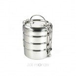 Tiffin rond 4 étages