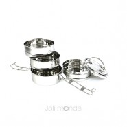 Tiffin rond 4 étages