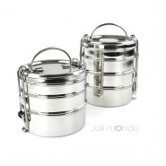 Tiffin rond 4 étages