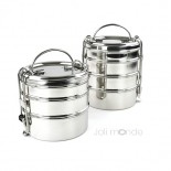 Tiffin rond 4 étages