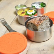 Boite inox & silicone Quadrio - Large