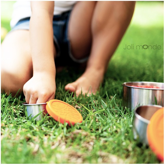 Boite inox & silicone Quadrio - Mini