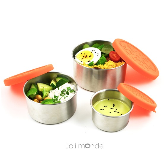 Boite inox & silicone Quadrio - Petite