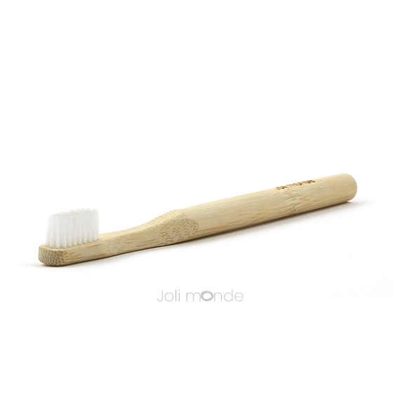 Brosse à dents bambou - Ronde - Poils souples