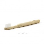 Brosse à dents bambou - Ronde - Poils souples