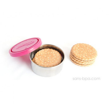 1 PETITE BOITE FRAMBOISE en inox de KIDS KONSERVE