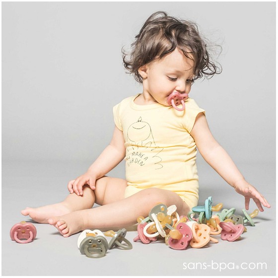 Sucette physiologique 0-3 mois - GREY