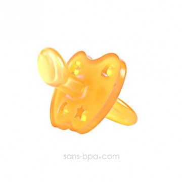 Sucette physiologique 0-3 mois caoutchouc - LUNE 2