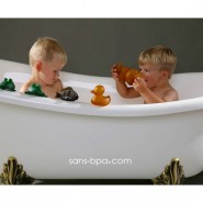 Lot 3 jeux de bain caoutchouc coloré