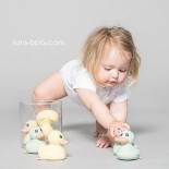 Canard de bain caoutchouc Mini Kawan ROSE