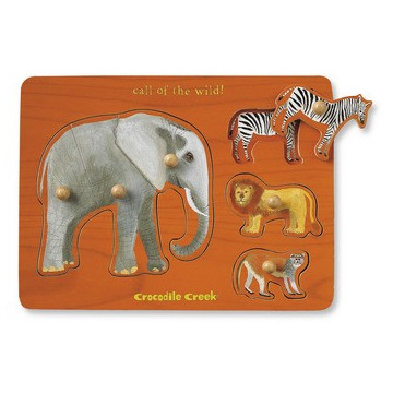 Puzzle en bois JUNGLE de Crocodile Creek