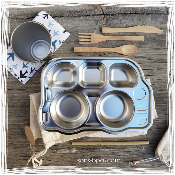 Kit nomade 2 pailles courtes bambou