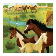 Puzzle CHEVAUX 42 pièces de MudPuppy