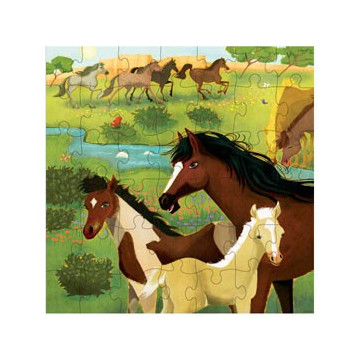 Puzzle CHEVAUX 42 pièces de MudPuppy 2