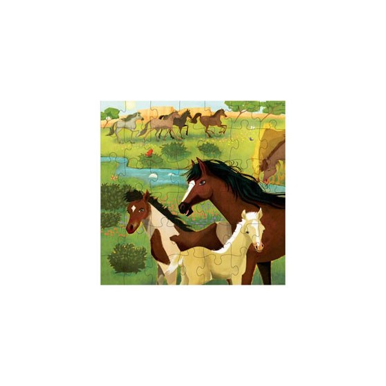 Puzzle CHEVAUX 42 pièces de MudPuppy