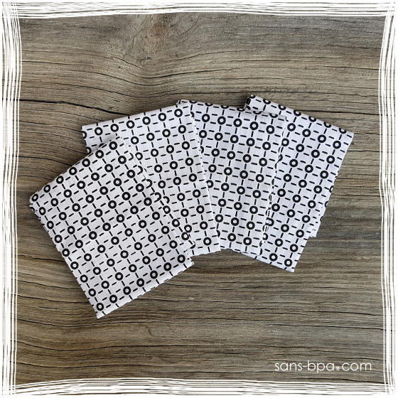 Kit 4 Serviettes de table - Avion