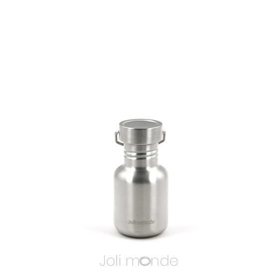 Duo Gourdes inox Gloup façon bambou - 400 & 800 ml Joli Monde