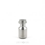 Duo Gourdes inox Gloup façon bambou - 400 & 600 ml Joli Monde