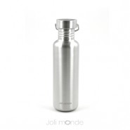 Duo Gourdes inox Gloup façon bambou - 400 & 600 ml Joli Monde