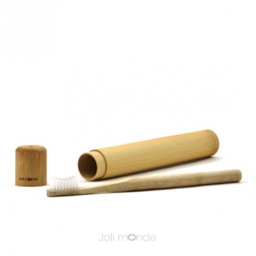 Kit Zéro Déchet - Brosse à dents nomade Modèle Vague - Jolie Ronde
