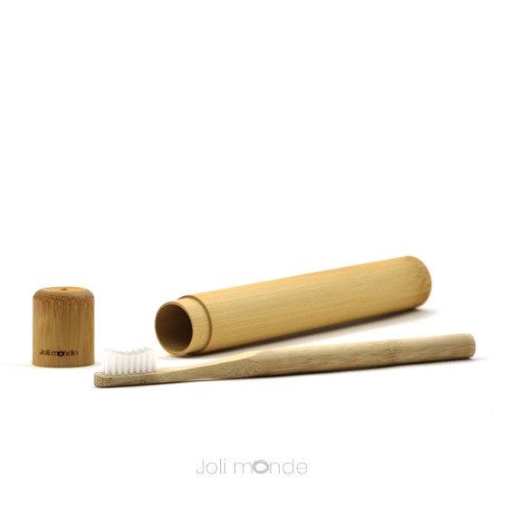 Kit Zéro Déchet - Brosse à dents nomade Modèle Vague - Jolie Ronde