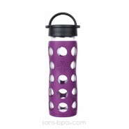 Gourde verre 475 ml CLASSIC - Plum