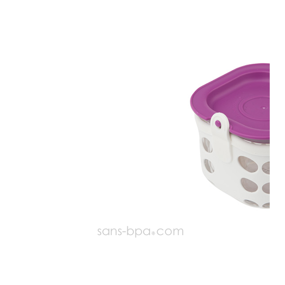 Boite repas verre gainé MEDIUM - White huckleberry