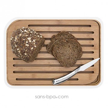 Planche à pain L - Blanc