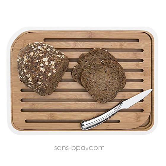 Planche à pain L - Blanc