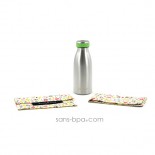 Pack Gourde inox 500 ml Green 24 Bottle + Bundles Bloom