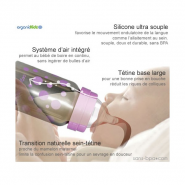 Pack 6 tétines goulot large 0 à 6 mois & plus - Organic Kidz