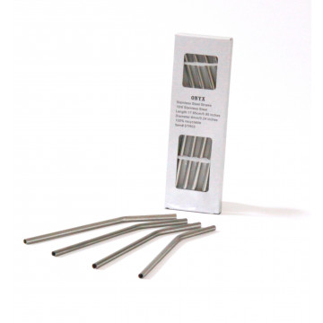 Lot 4 pailles inox COURTES 2