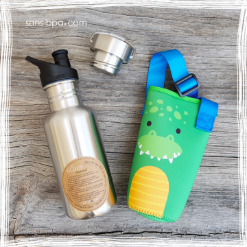 Kit gourde nomade Joli Monde - Dino