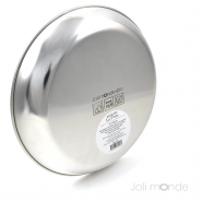 Assiette inox - La P'tite